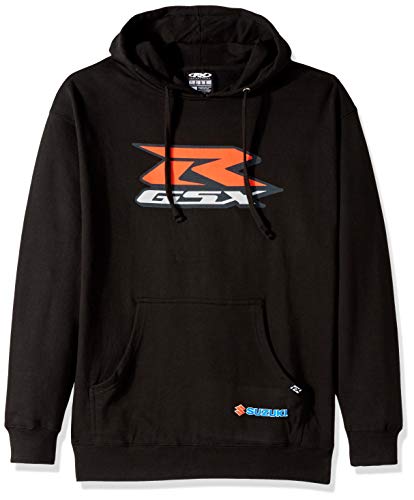 【中古】【未使用・未開封品】Factory Effex 15-88412 GSXR' フード付きプルオーバースウェットシャツ(ブラック、ラージ)