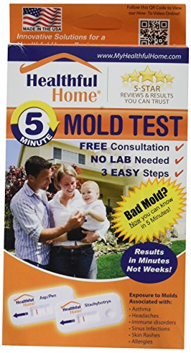 【中古】【未使用・未開封品】HEALTHFUL HOME 5分間カビ検査キット アスペルギルス属菌、ペニシリウム属菌、スタキボトリス属菌を検出 (インポート)