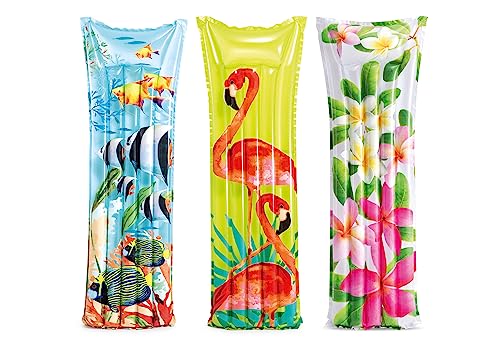 【中古】【未使用・未開封品】INTEX(インテックス) ファッションマット [オレンジ] 183cm&times;69cm フロート｜AJIMURA-SHOP