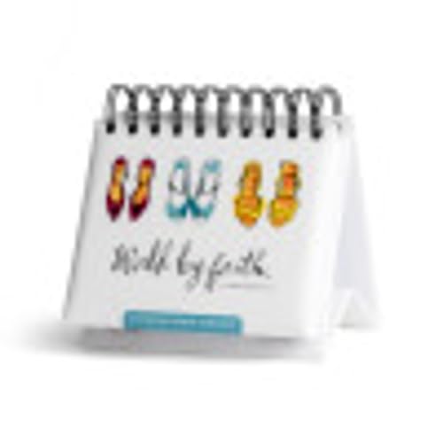 【中古】【未使用・未開封品】DaySpring フリップカレンダー - Walk by Faith - 75618 ホワイト