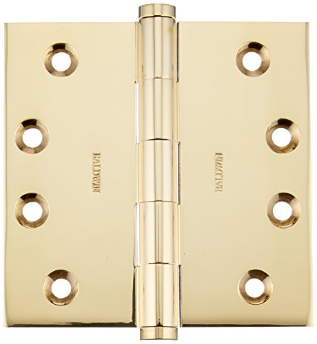 【中古】【未使用・未開封品】Baldwin 1040031i Squareほぞ穴ヒンジ、Unlacquered明るい真鍮