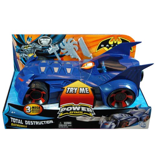 【中古】【未使用・未開封品】Batman Power Attack Total Distruction Batmobile Vehicle画像