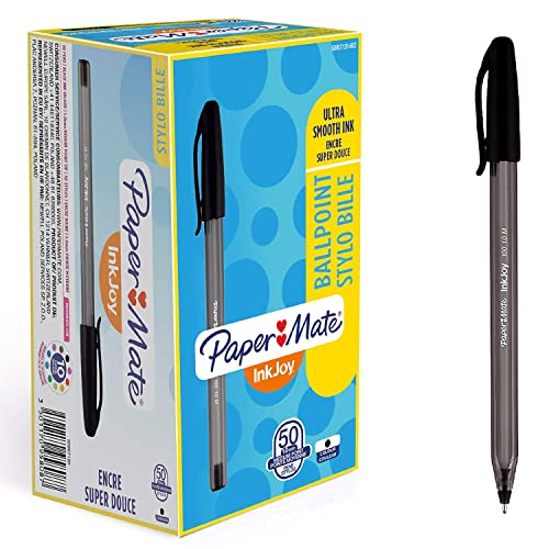 【中古】【未使用・未開封品】Paper Mate InkJoy 100 Ballpoint Pen 1.0 Tip 0.7mm Line Black S0957120 [Pack 50] ボールペン (並行輸入品)｜AJIMURA-SHOP