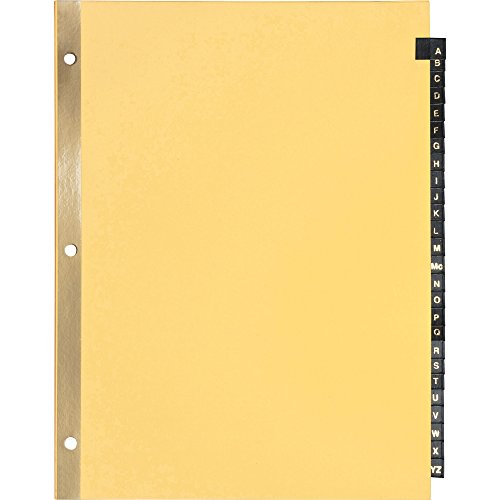 【中古】【未使用・未開封品】s.p. Richards会社ブラックレザータブインデックス、A - Z、11?x 8???1?/ 2インチ、12-sheet、Buff ( spr01181?)｜AJIMURA-SHOP