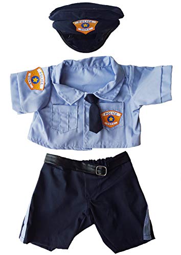 【中古】【未使用・未開封品】Police Uniform Outfit Teddy Bear Clothes Fit 14 - 18 Build-a-bear, Vermont Teddy Bears, and Make Your Own Stuffed Animals by Stuffems T