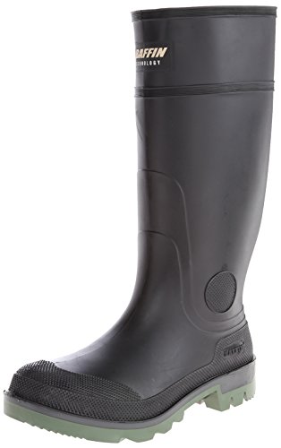 【中古】【未当て嵌める・未開封品】Baffin メンズ Enduro PT レインブーツ, 黒いこと/読みやすい/緑であること, 10