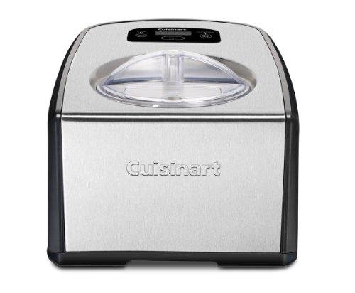 【中古】【未当て嵌める・未開封品】Cuisinart ICE-100 1.5クオート クリームとジェラートメーカー 全自動小銃 商用品等のコンプレッサーとパドル2個付き添い人 10分間の保冷役立つこと ブラッ