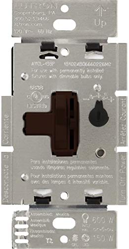 【中古】【未使用・未開封品】Lutron Ariadni / Toggler 150ワット単極/ 3ウェイ調光機能付きCFL / LEDディマー AYCL-153P-BR 1