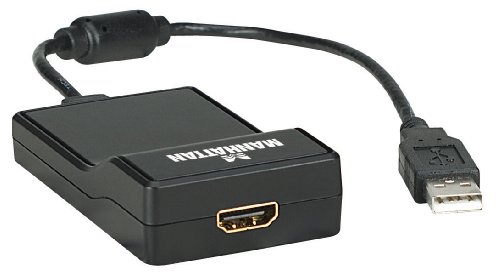 【中古】【未使用・未開封品】Manhattan USB Type A - HDMI アダプター 151061|AJIMURA-SHOP
