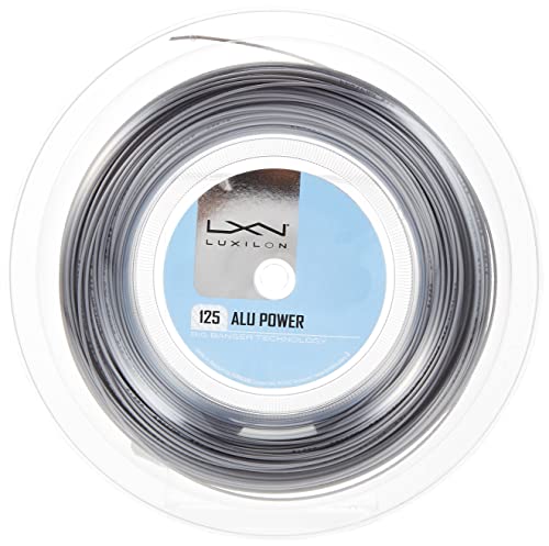 【中古】【未当て嵌める・未開封品】Luxilon ALU Power 125 16L Silver tennis string (330 foot, 100M reel)