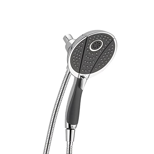【中古】【未当て嵌める・未開封品】(Chrome) - Delta Faucet 58467 Universal Showering Components, In2ition R Two-In-One Shower Arm Mount Shower, Chrome