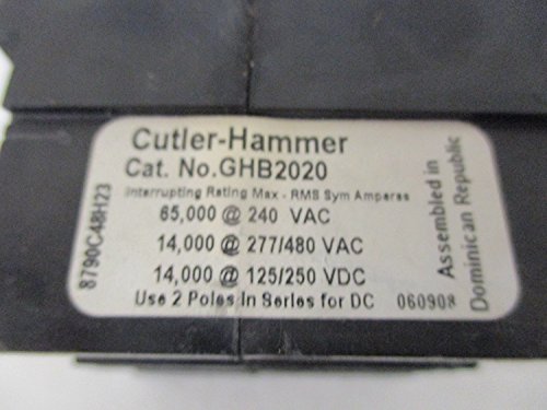 【中古】【未使用・未開封品】Cutlerハンマーghb2020回路ブレーカー