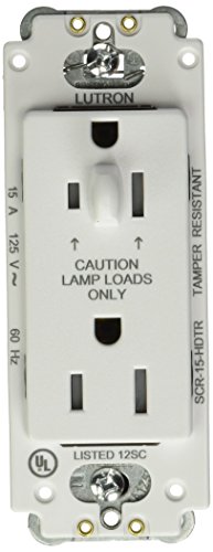【中古】【未使用・未開封品】Lutronサテン色15-amp半分調光機能付きTamper Resistantレセプタクル SCR-15-HDTR-SW 1｜AJIMURA-SHOP