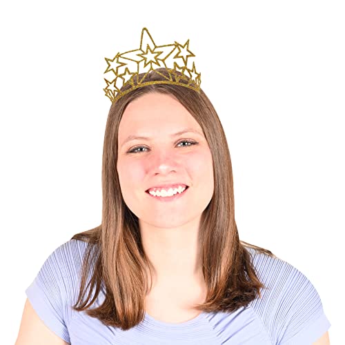 【中古】【未使用・未開封品】Beistle 60639?GlitteredメタルStar Tiara