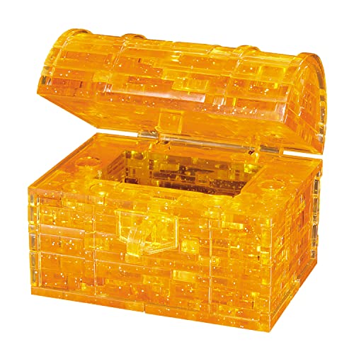【中古】【未使用・未開封品】Original 3D Crystal Puzzle - Treasure Chest Gold by Bepuzzled|AJIMURA-SHOP