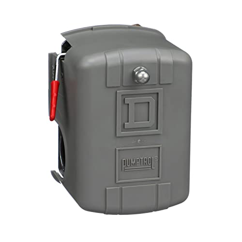 【中古】【未使用・未開封品】Square D by Schneider Electric 9013FHG12J52M1X Air-Compressor Pressure Switch, 125 psi Set Off, 30 psi Fixed Differential, 1/4 NPSF Int