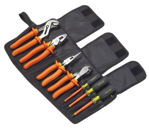 【中古】【未使用・未開封品】Greenlee 0159-01-INS Plier and Screwdriver Kit, 7-Piece