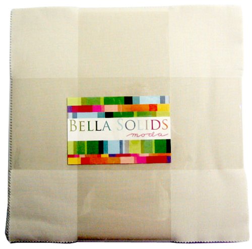 【中古】【未使用・未開封品】Moda Bella Solids Natural Layer Cake 42 10-inch Fabric Squares 9900LC-12 by moda|AJIMURA-SHOP