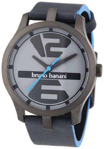 【中古】【未当て嵌める・未開封品】Bruno Banani BR21038 メンズウォッチ XL NEOS レザーストラップ