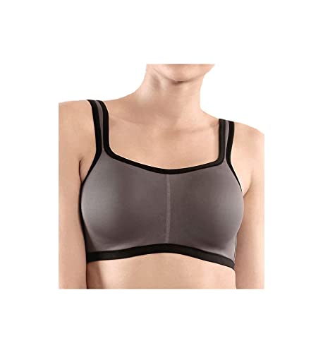 【中古】【未当て嵌める・未開封品】Natori Yogi レディース ブラジャー コンバーチブルスポーツ, 薄墨色/黒いこと, 36DD