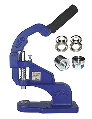 【中古】【未使用・未開封品】ClipsShop CSTEP-2 グロメットマシンコンプリートキット #3 7/16インチ ニッケルグロメット数量500\u0026#3 7/16インチ ステンレススチールダイセット