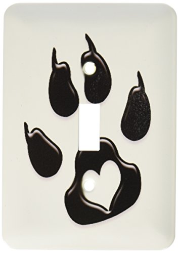 【中古】【未使用・未開封品】3drose LSP _ 41070?_ 1?Cats Paw Print with HeartブラックSingle切り替えスイッチ
