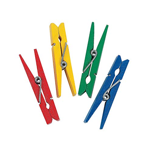 【中古】【未使用・未開封品】(50 Pack) - Bright Coloured Clothespins - Art & Craft Supplies & Embellishments