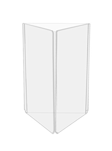 【中古】【未使用・未開封品】Marketing Holders マルチビューサインホルダー 5 x 7インチ 3パネル カウンタートップ キャリアセンター 広告 10個パック ジョブフェアフライヤ｜AJIMURA-SHOP