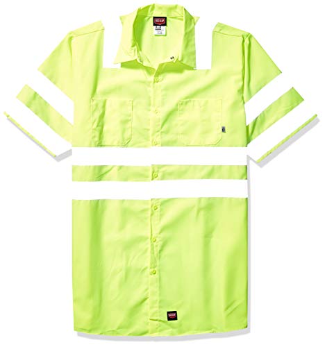 【中古】【未当て嵌める・未開封品】Red Kap hi-visibilityやり方プルオーバー???社会階級3気泡管水準器2、螢光黄色/緑であること、ss3?X L