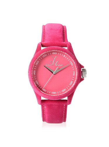 【中古】【未当て嵌める・未開封品】ToyWatch Women \u0027s pe03ps Sartorial only time Pink Velvet Watch