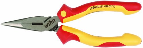 【中古】【未使用・未開封品】Wiha 32923 8-Inch Insulated Industrial Long Nose Pliers by Wiha