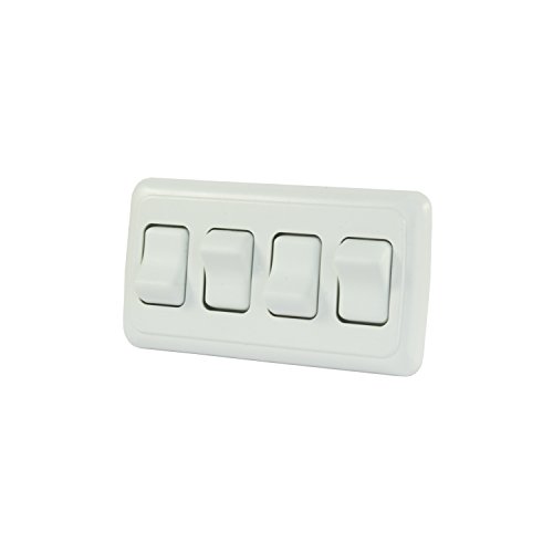 【中古】【未使用・未開封品】JR Products 12331 White Quad SPST On-Off Switch with Bezel by JR Products 24,405円