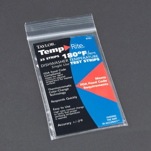 【中古】【未使用・未開封品】Taylor精度8767?Temprite 180?°F Dishwasherストリップ???25?/ PK
