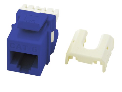 【中古】【未使用・未開封品】On-Q/Legrand WP3476-BE RJ45 Cat6 QC Keystone Insert, Blue