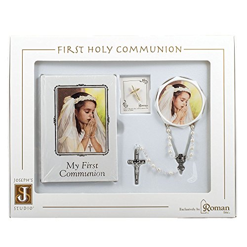 【中古】【未使用・未開封品】First Communion Book, Rosary and Accessory Gift Set for Girl|AJIMURA-SHOP