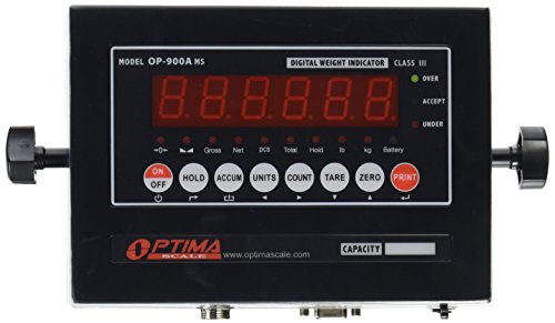 【中古】【未使用・未開封品】Optima Scales OP-900A-01 NTEP (CC # 09-070A1) Digital Weighing Indicator, IP65, LED, Mild Steel by Optima Scales｜AJIMURA-SHOP 86,077円