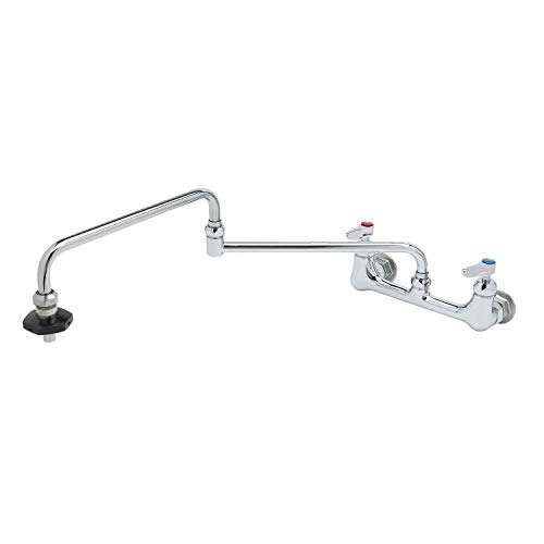 【中古】【未使用・未開封品】T&S Brass B-0598 Wall Mount 8-Inch Centers 24-Inch Double Joint Nozzle Insulated On-Off Control Pot Filler by T&S Brass