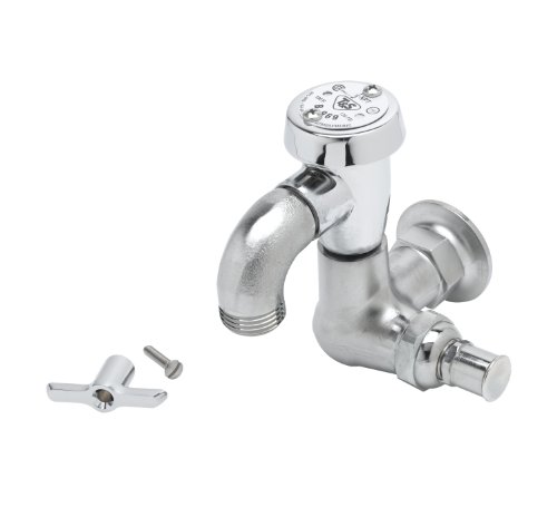 【中古】【未使用・未開封品】T&S Brass B-0720-RGH Sill Faucet with Vacuum Breaker, 1/2-Inch Npt Female Flanged Inlet and 3/4-Inch Hose Threads by T&S Brass｜AJIMURA-SHOP