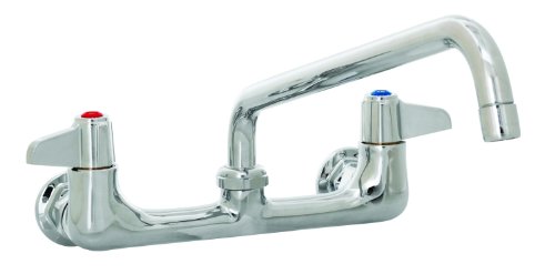 【中古】【未使用・未開封品】T&S Brass 5F-8WLX08 Wall Mount Faucet with 8-Inch Centers and 8-Inch Swing Nozzle by T&S Brass