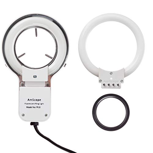 【中古】【未使用・未開封品】AmScope 8Wステレオ顕微鏡蛍光灯リングライト+アダプタ｜AJIMURA-SHOP