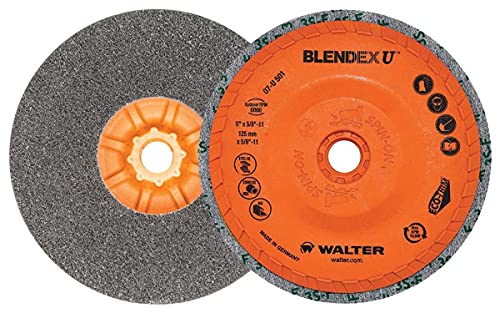 【中古】【未使用・未開封品】Walter Blendex U Cup Disc, 10500 Maximum RPM, 5 Diameter, 5/8-11 Arbor, Grit 3SF (Pack of 5) by Walter Surface Technologies｜AJIMURA-SHOP