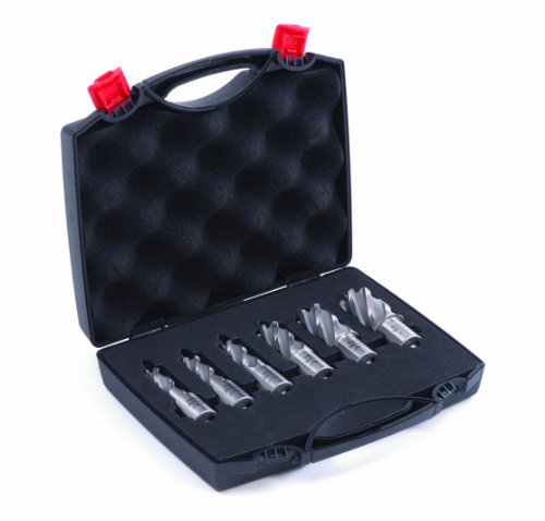【中古】【未使用・未開封品】Evolution Power Tools A-CC6SET-1 CYCLONE Premium 1-Inch Annular Cutter Set with Pilot Pins-For Use With Magnetic Drills, 6-Piece by Evo