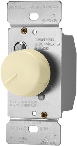【中古】【未使用・未開封品】クーパー配線デバイス5-amp 120-volt単極静か3速ファンコントロール RFS5-A-K 1