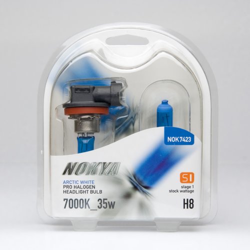 【中古】【未当て嵌める・未開封品】Nokya H8 前照燈白熱電球 アークティックホワイト 7000K 35W (上演1)