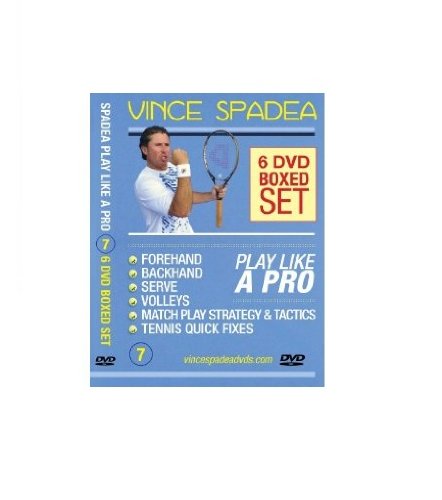 【中古】【未使用・未開封品】ATP Tennis Tour Pro, Vince Spadea's, Play Tennis Like A Pro, 6 DVD BOXED SET!