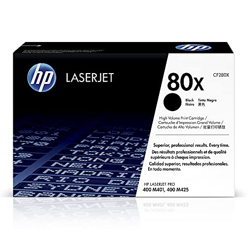 【中古】【未当て嵌める・未開封品】HP NO80XA TONER CARTRIDGE HIGH YIELD BLK