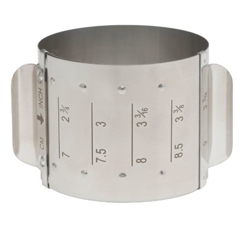 【中古】【未使用・未開封品】HIC Stainless Steel Food Ring, Adjustable by HIC Harold Import Co.