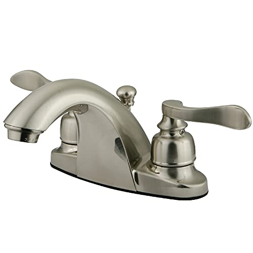 【中古】【未使用・未開封品】Kingston Brass KB8648NFL Two Handle 4 in. Centerset Lavatory Faucet with Retail Pop-up