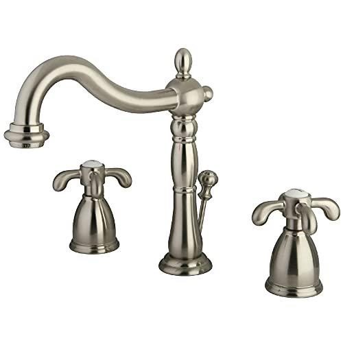 【中古】【未使用・未開封品】Kingston Brass KB1978TX Two Handle 8 in. to 16 in. Widespread Lavatory Faucet with Retail Pop-up