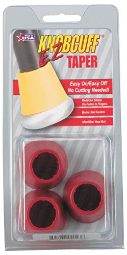 【中古】【未使用・未開封品】Markwort ノブカフ テーパーグリップ 3個パック (レッド)